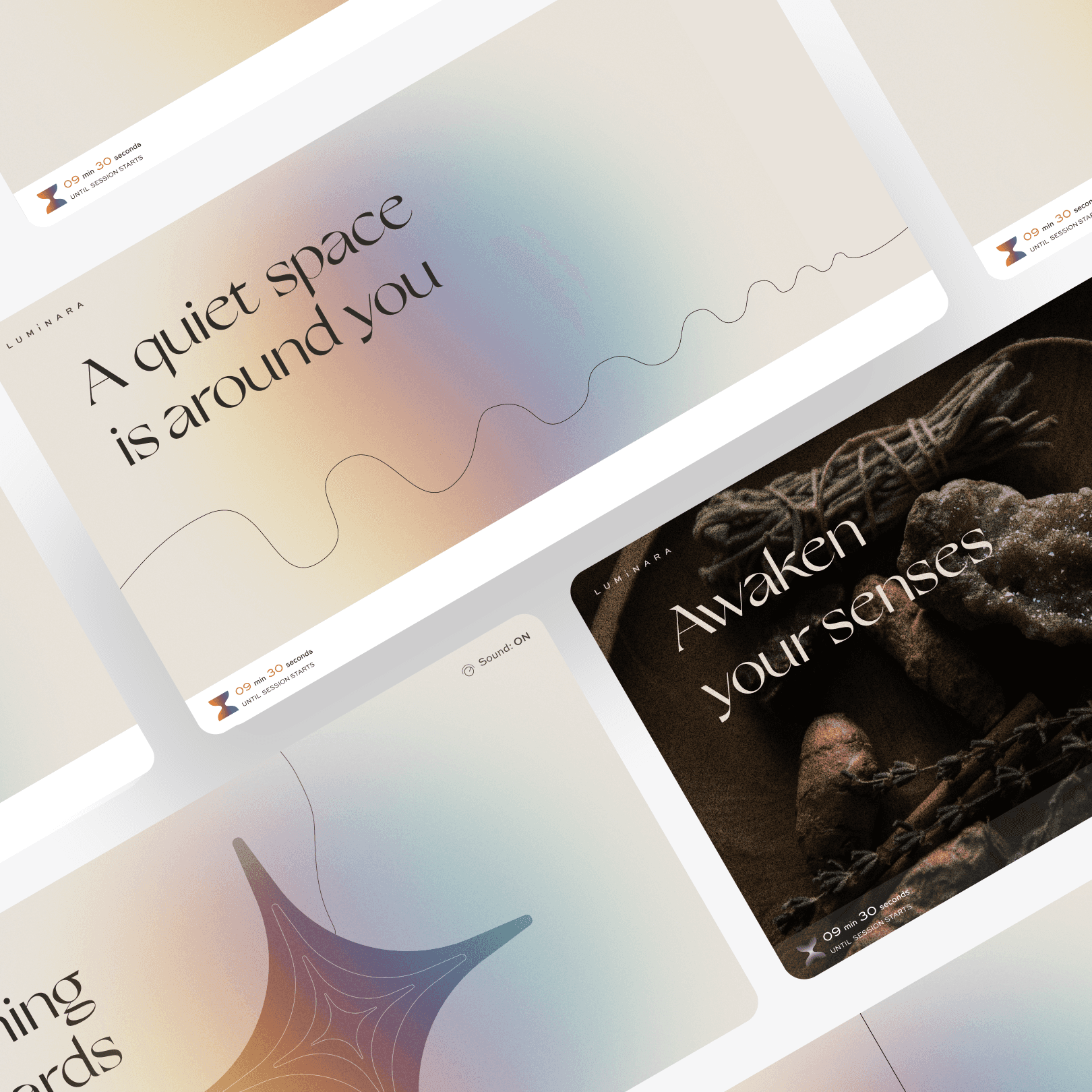 Luminara mobile interface