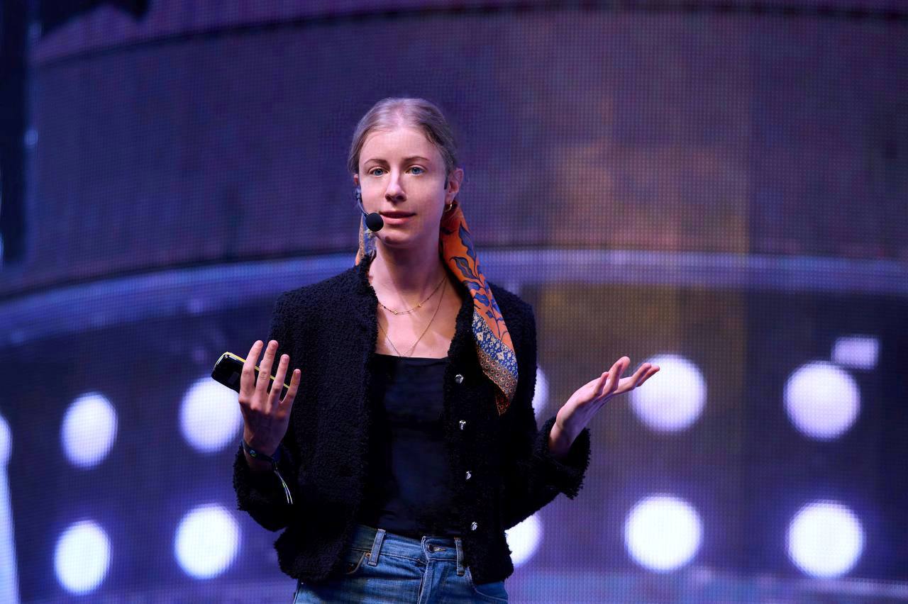 Speaking at industry conference