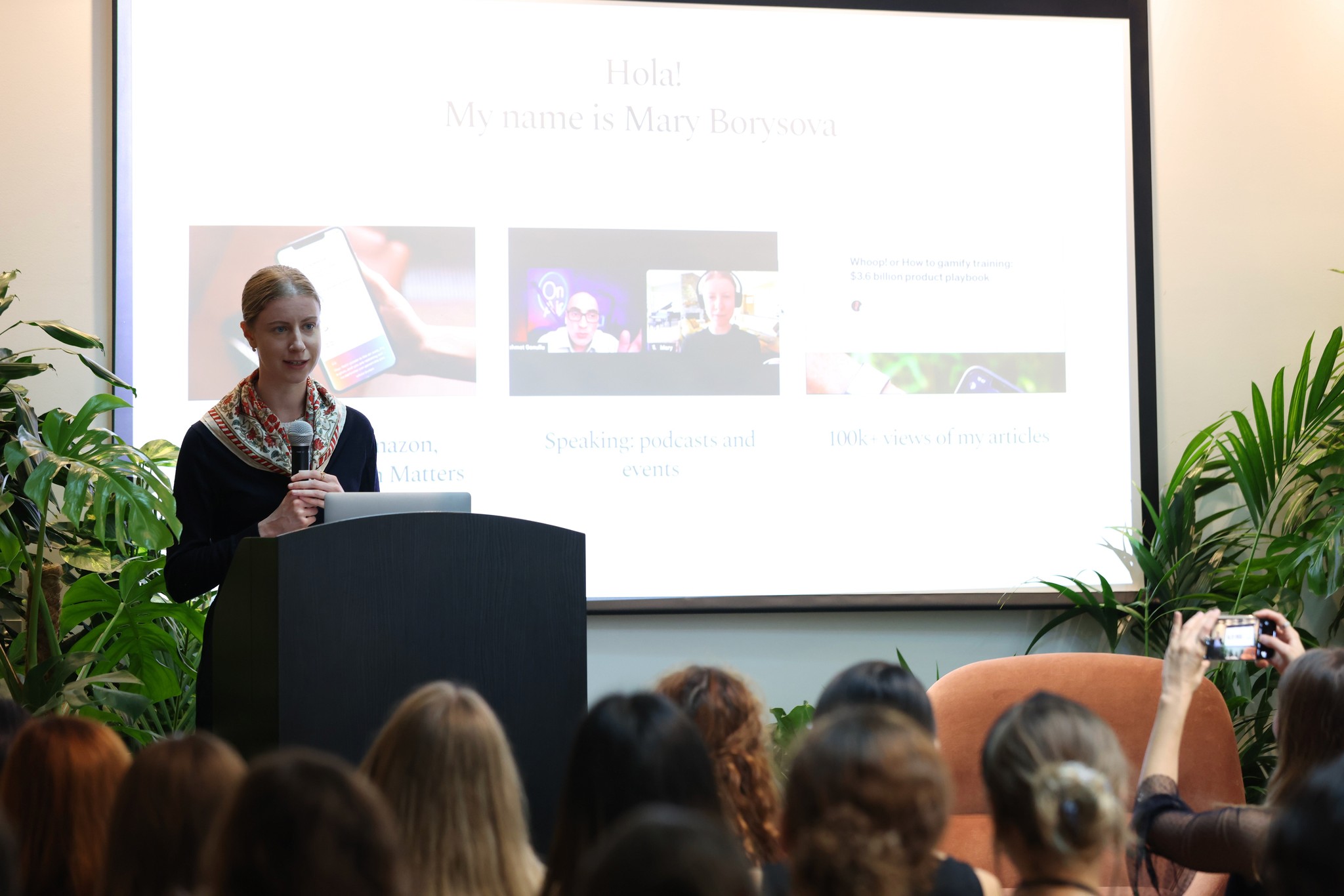 Panel discussion at design conference