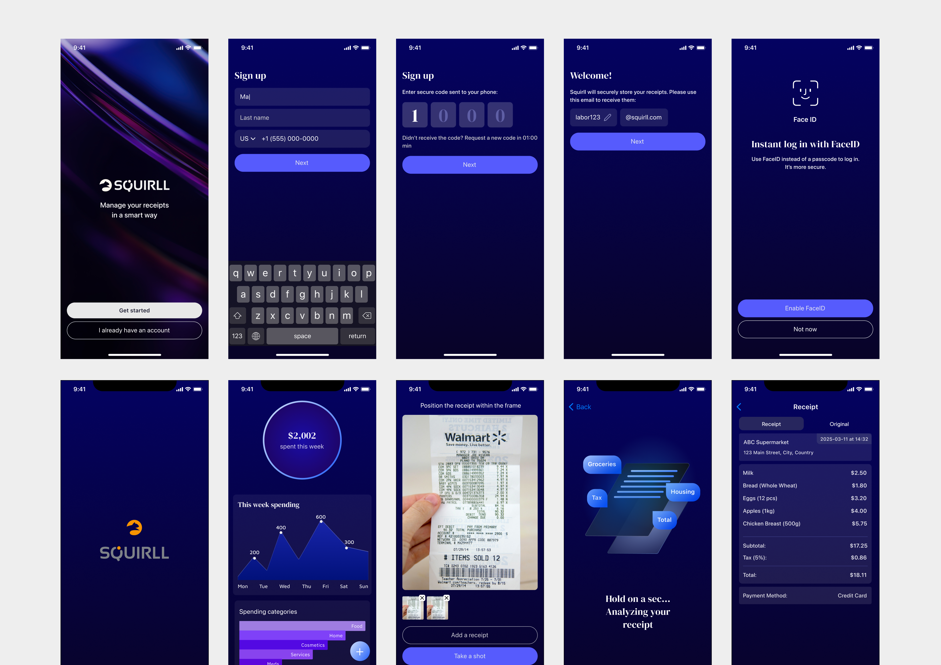 Squirll color direction exploration